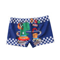 Kids Boys Cartoon Print 3pcs Surfing Beachwear With Cap childrensterritory