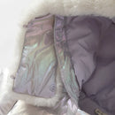 Little Girls White Duck Down Casual Warm Outdoor Parka childrensterritory