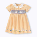 Short-Sleeves Animal Print Summer Dresses For Girls childrensterritory