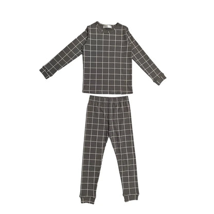 Unisex Baby and Kids Matching Plaid Outfit Sets childrensterritory