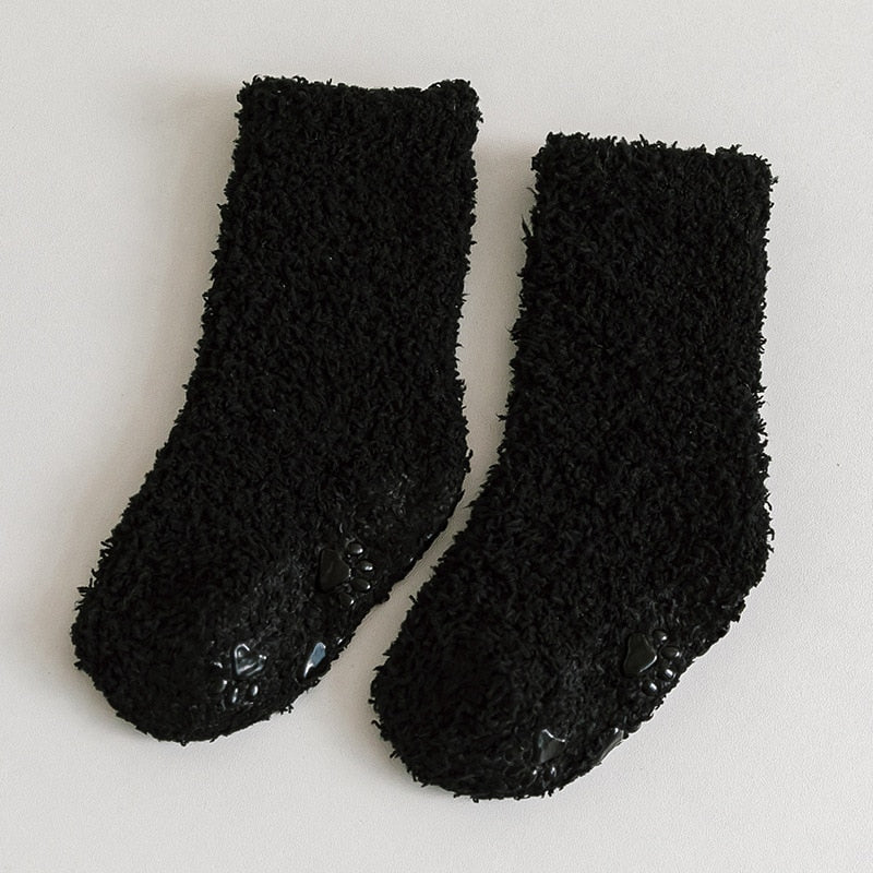 Coral Fleece Thick Newborn/Kids Socks Leg Warmers childrensterritory