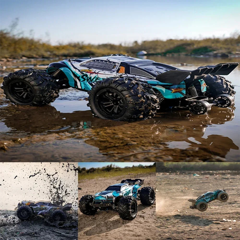 High-Speed 70KM/H 4WD RC Car With Led Lights childrensterritory