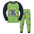 Kids Boys Cartoon Print Long Sleeves Pajamas Sets childrensterritory