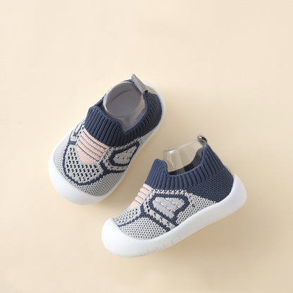 Infant Crib Floor Socks with Rubber Sole for Girls and Boys childrensterritory