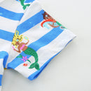 Kids Girls Cartoon Mermaid Design Summer Dress childrensterritory