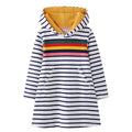 Long-Sleeved Cartoon Print Autumn Girls' Dresses