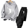Kids’ Long-Sleeve Casual Winter Tracksuits with Sporty Design childrensterritory