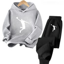 Kids’ Long-Sleeve Casual Winter Tracksuits with Sporty Design childrensterritory