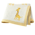 Cartoon Print Soft Cotton Fabric Baby Blankets childrensterritory