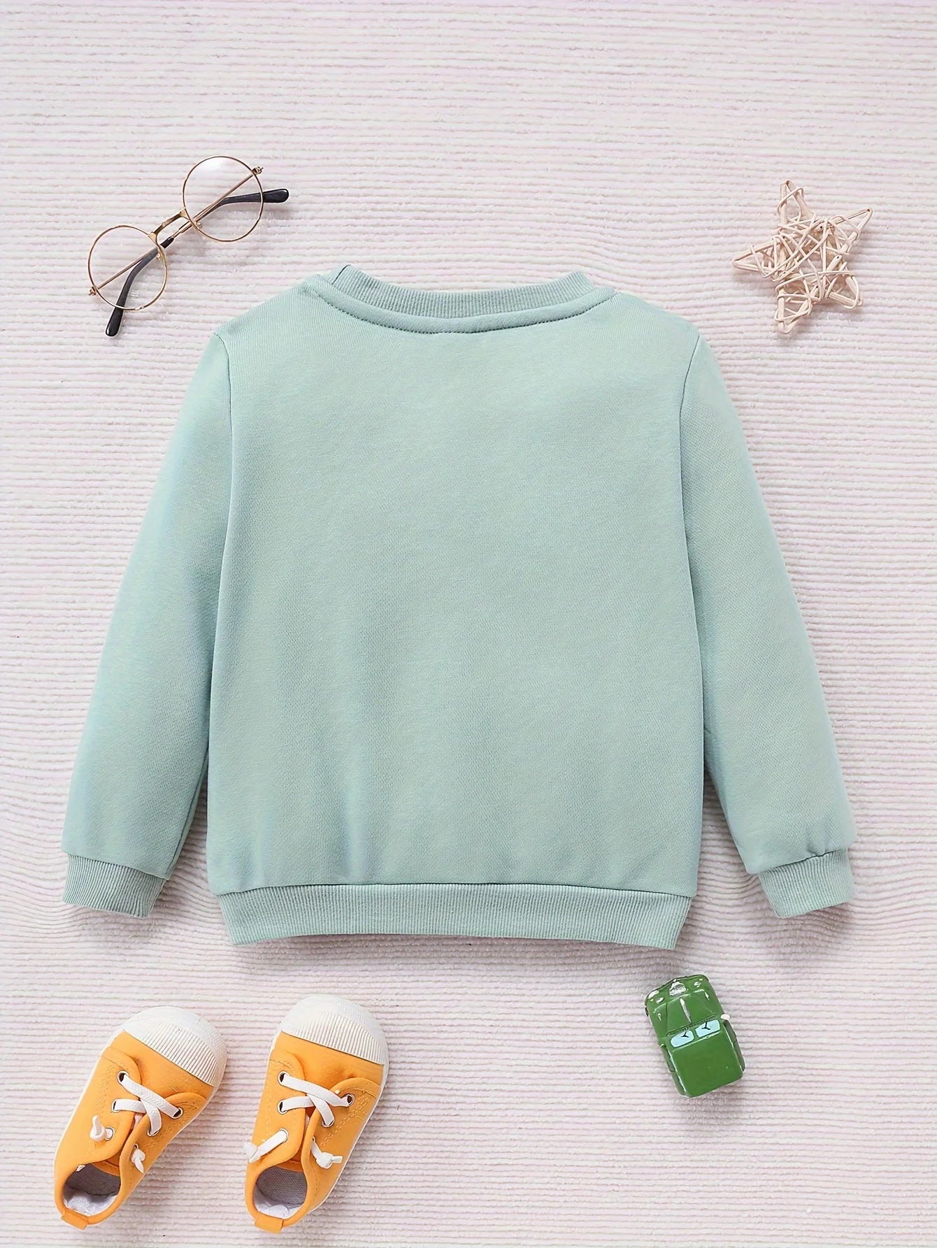 Kids Round Neck Long Sleeves Stylish Winter Sweatshirt