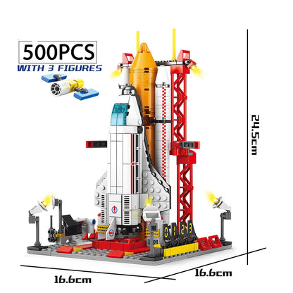 City Aerospace Model Bricks Toys for Kids
