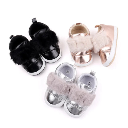 New Born Baby Blingbling Plushy Sneakers childrensterritory