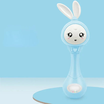 Baby Musical Rattle Hammer Toy with LED Lights