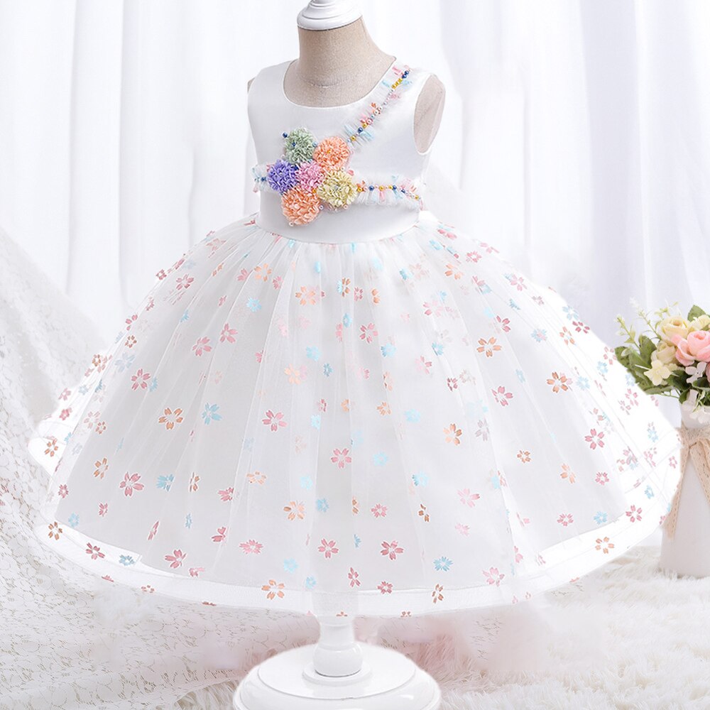Kids Girls Colorful Flowers&