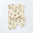 Baby Girl Printed 2pcs Top and Shorts Outfit Set for Summer childrensterritory