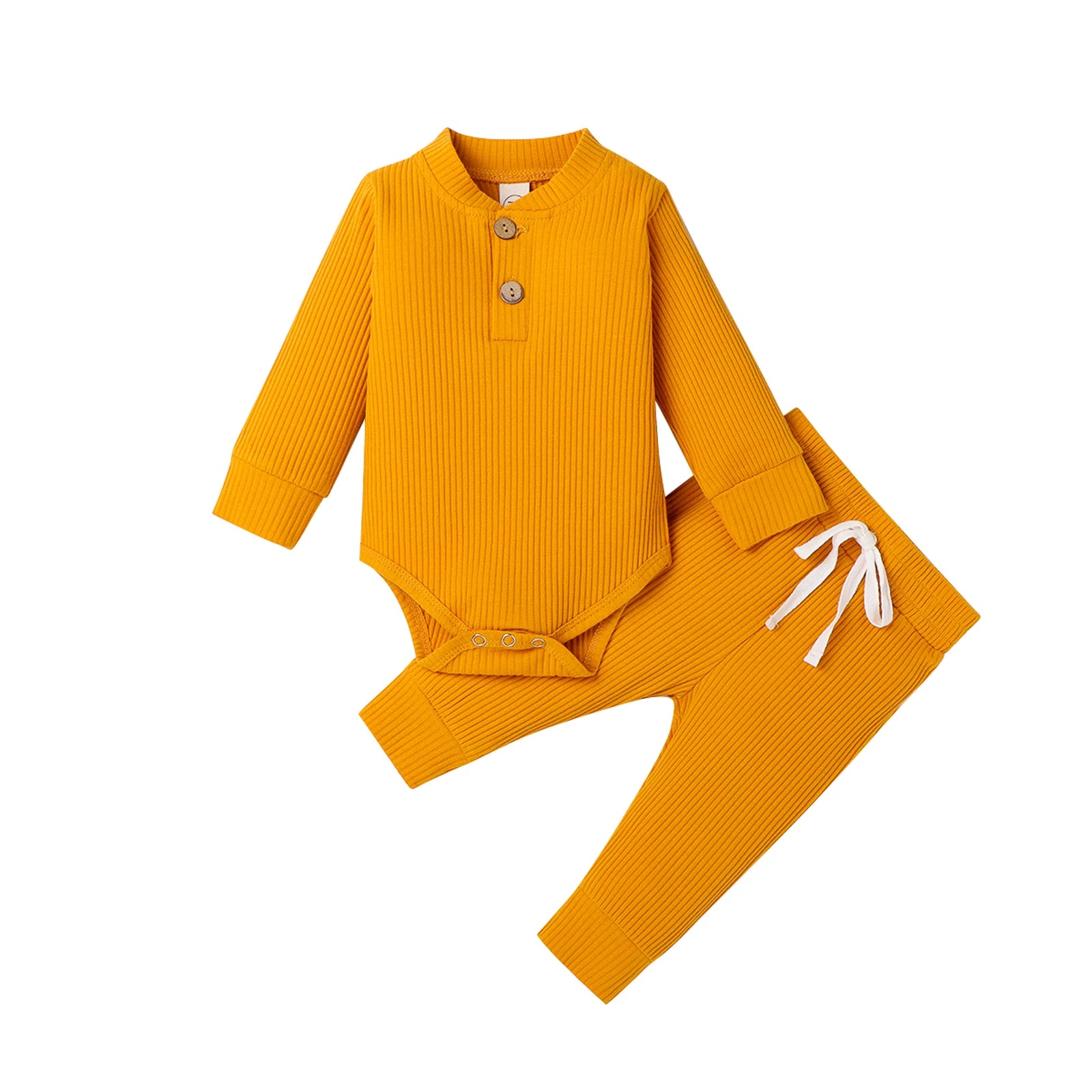 Ribbed Stripe Soft Cotton Romper Pants for Baby childrensterritory