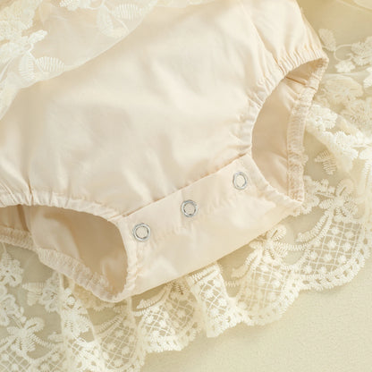 Baby Girl Floral Print Off Shoulder Summer Bodysuit childrensterritory