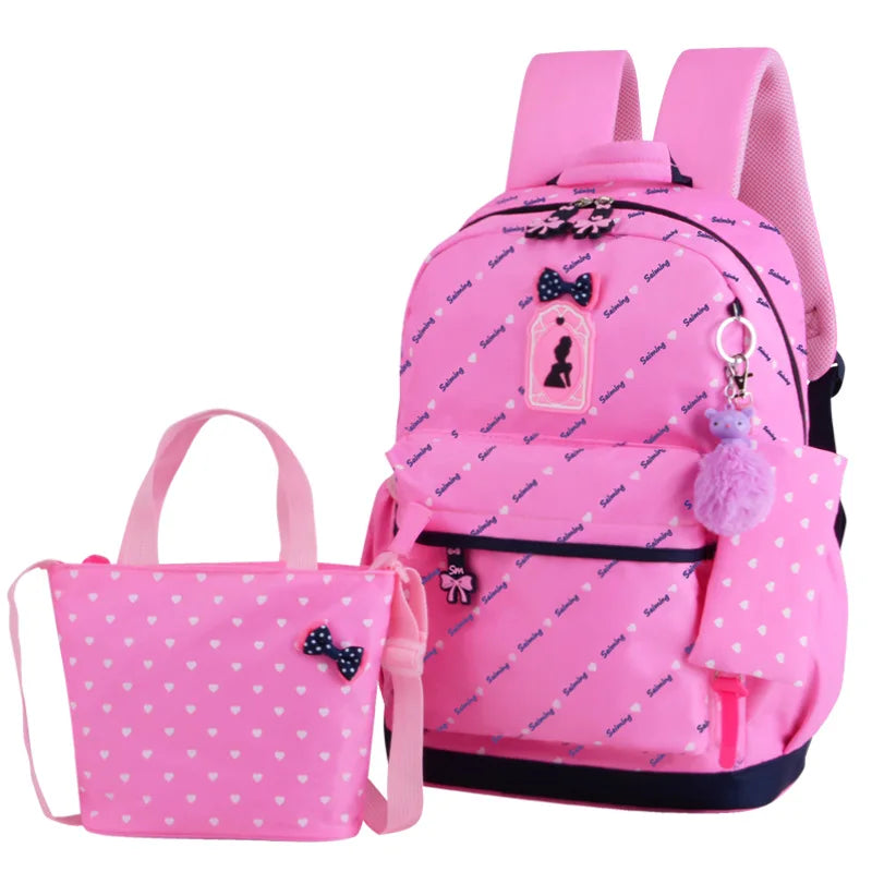 3pcs/set Lovely Print Fashion Backpacks for Children childrensterritory