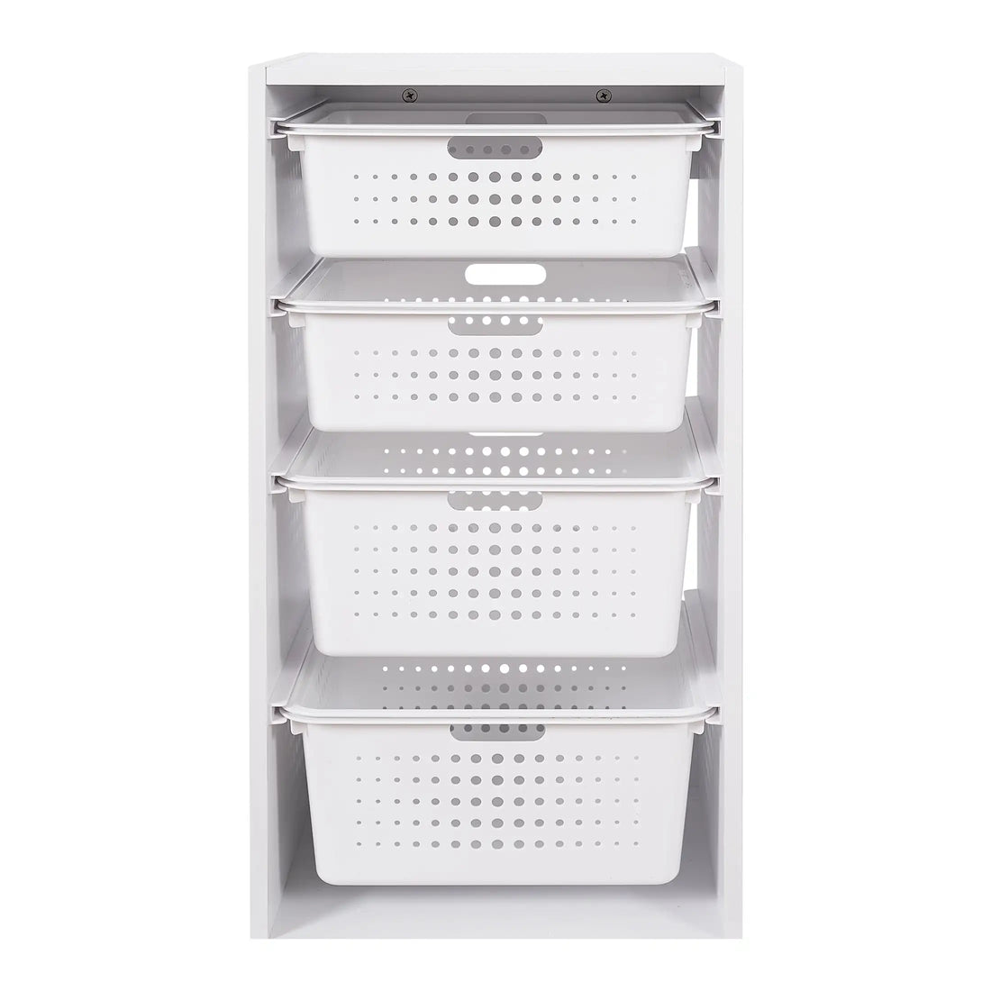 Sliding Bin Organizer with 4 Storage Bins for Kids Room childrensterritory