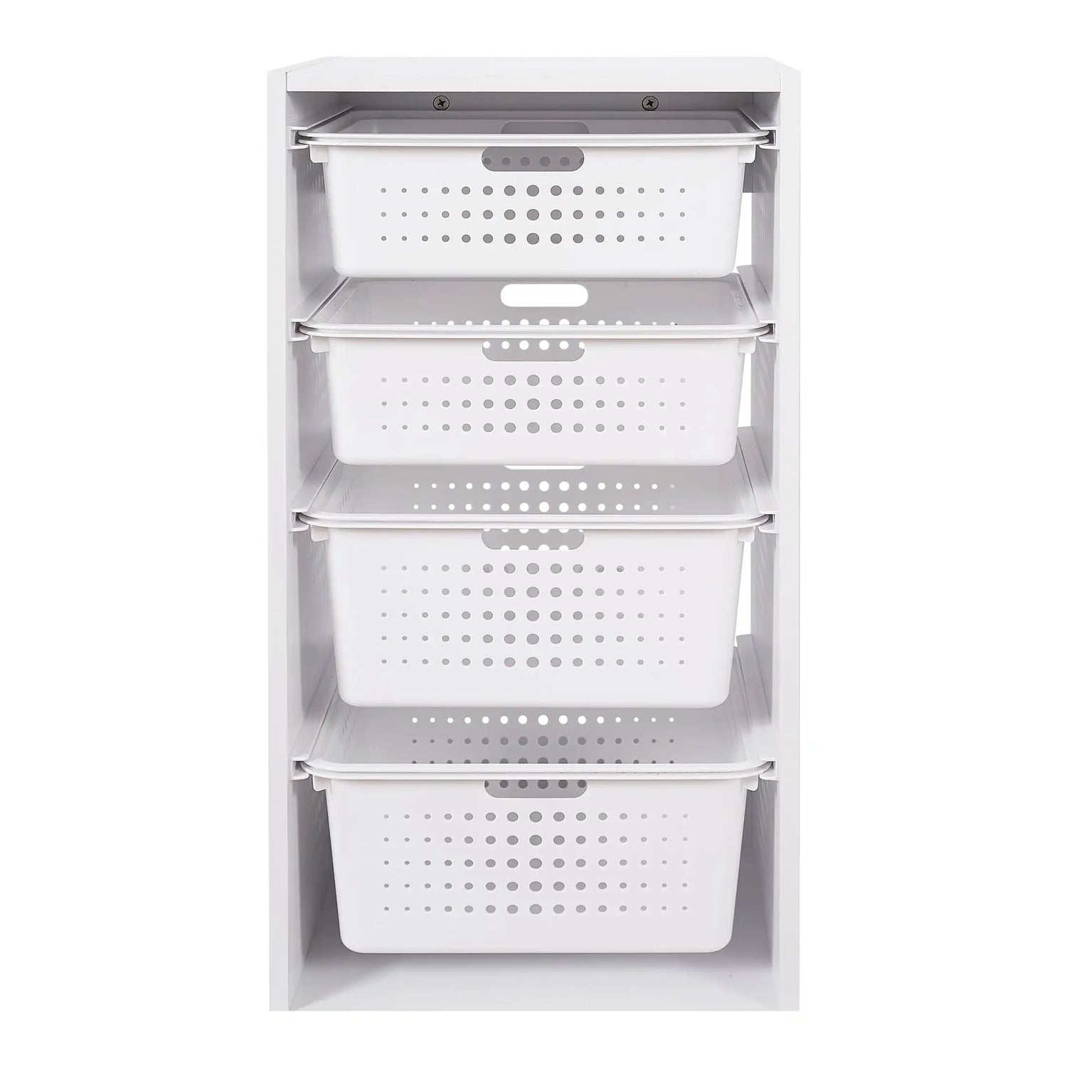 Sliding Bin Organizer with 4 Storage Bins for Kids Room childrensterritory