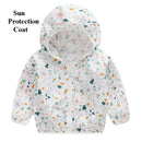 Toddler Girl Boy Hooded Sunscreen Outwear/Jacket childrensterritory