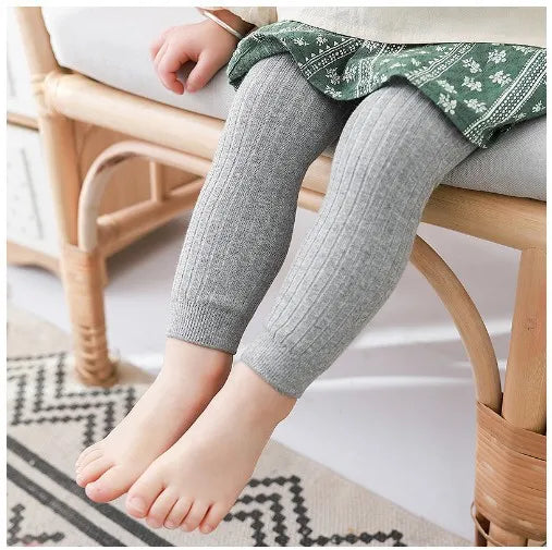 Little Boys Girls Knitting Stretch Pants Leggings for Winter childrensterritory