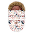 Thick Fur Collar Warm Cocoon Baby Envelope childrensterritory