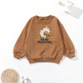Kids Cartoon Print Long-Sleeved Winter Sweater childrensterritory