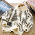 Casual Striped Design Sports Sweatshirts for Kids childrensterritory