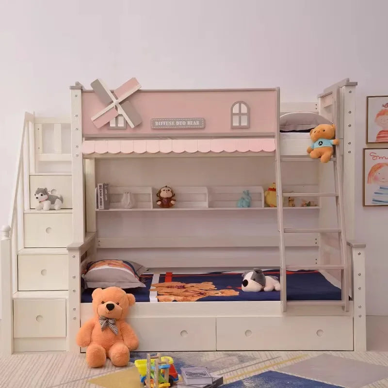 Luxury Kids Bunkbed with Ample Storage Space childrensterritory