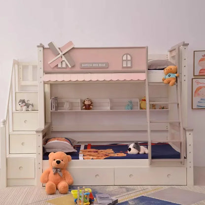 Luxury Kids Bunkbed with Ample Storage Space childrensterritory