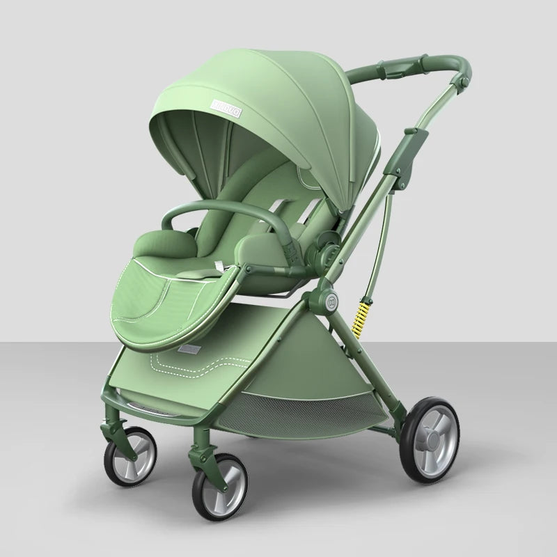 High Landscape Luxury Baby Stroller with Egg-Shaped Seat childrensterritory