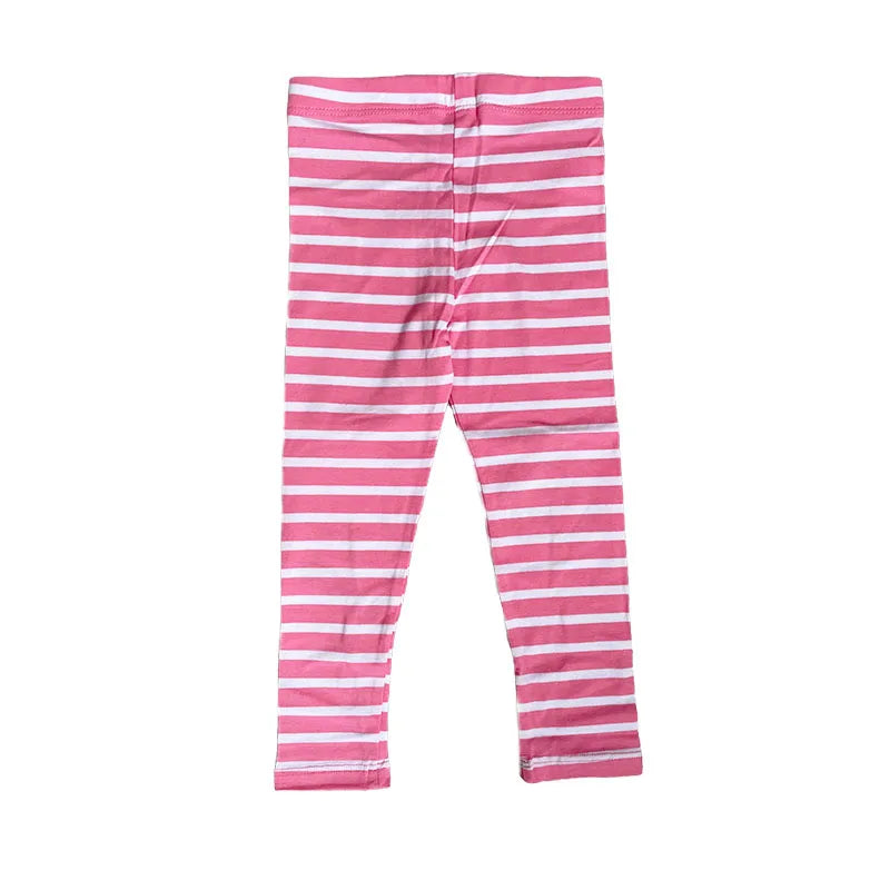 Little Girls Cartoon Embroidery Cotton Trousers