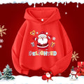 Kids’ Long-Sleeve Christmas-Print Hoodie Sweater