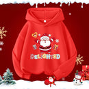 Kids’ Long-Sleeve Christmas-Print Hoodie Sweater