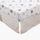Cartoon Elephant Print 3Pcs Baby Bedding Set