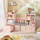 Multipurpose Kids Book and Toys Organizer with Reading Nook