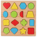 Kids Shape Matching Wooden Puzzle Educational Toys childrensterritory