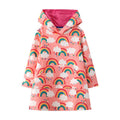 Kids Girls Long Sleeve Cartoon Design Hooded Dresses childrensterritory