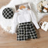 Girls’ Long Puff-Sleeve Elegant Party Dresses childrensterritory