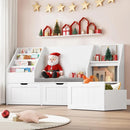 Kids Toy Organizer and Bookshelf with Reading Nook childrensterritory