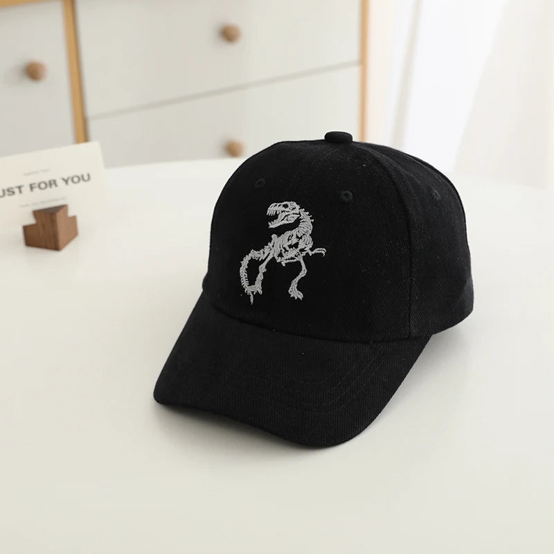 Cartoon Dinosaurs Design Kids Boys Adjustable Sports Hats childrensterritory