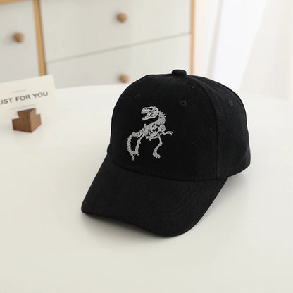 Cartoon Dinosaurs Design Kids Boys Adjustable Sports Hats childrensterritory