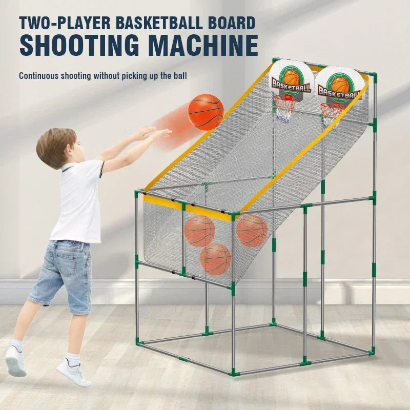 Kids Two Player Large Basketball Hoop Shooting Toys