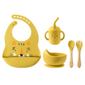 4/5/8Pcs Durable Silicone Tableware Set for Toddlers childrensterritory