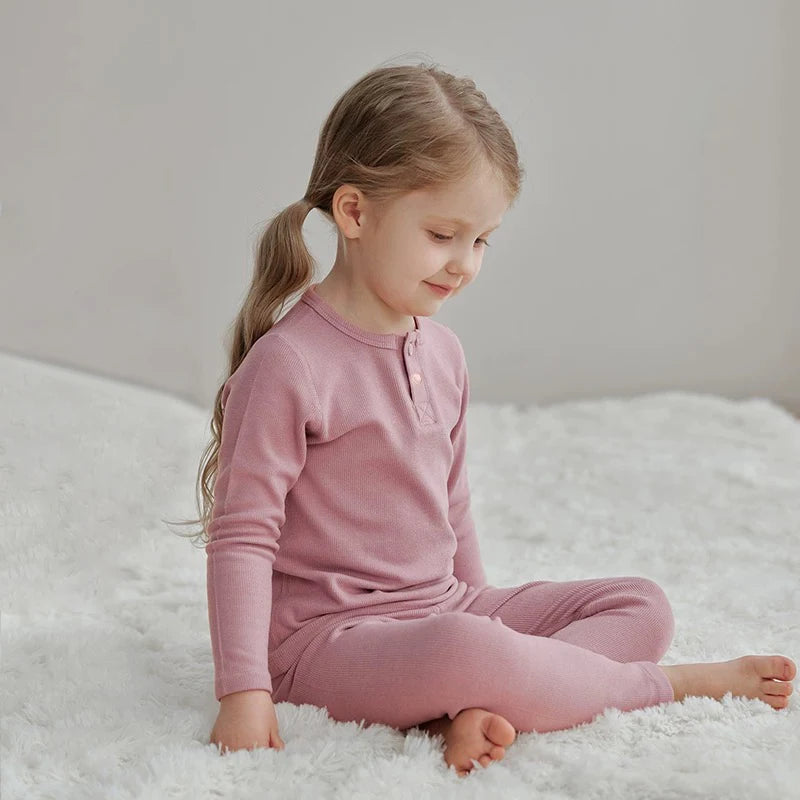Long-Sleeved Soft Autumn Clothing Set For Kids childrensterritory