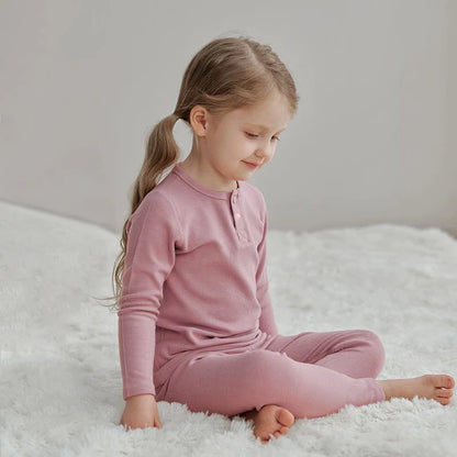 Long-Sleeved Soft Autumn Clothing Set For Kids childrensterritory