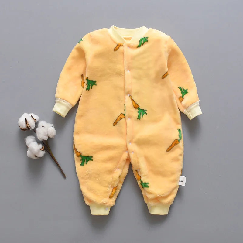 Baby Kids Cartoon Design Winter Bodysuits childrensterritory