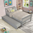 Twin Bed Frame with Headboard and Footboard childrensterritory