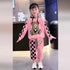 Kids Cartoon Bear Design Plush Hooded 2pcs Sports Suit Set childrensterritory